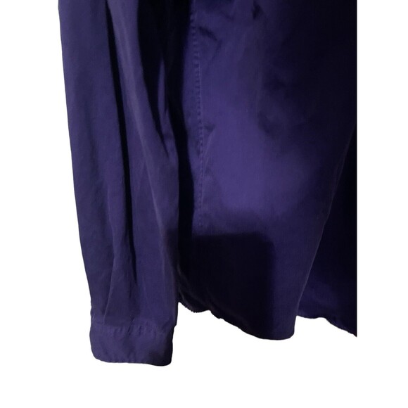 Vintage 90s Disney Store Women’s Purple Button Up Long Sleeve 7 Dwarfs Sz Large - Picture 11 of 16